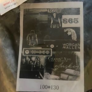 Morgan Wallen blanket